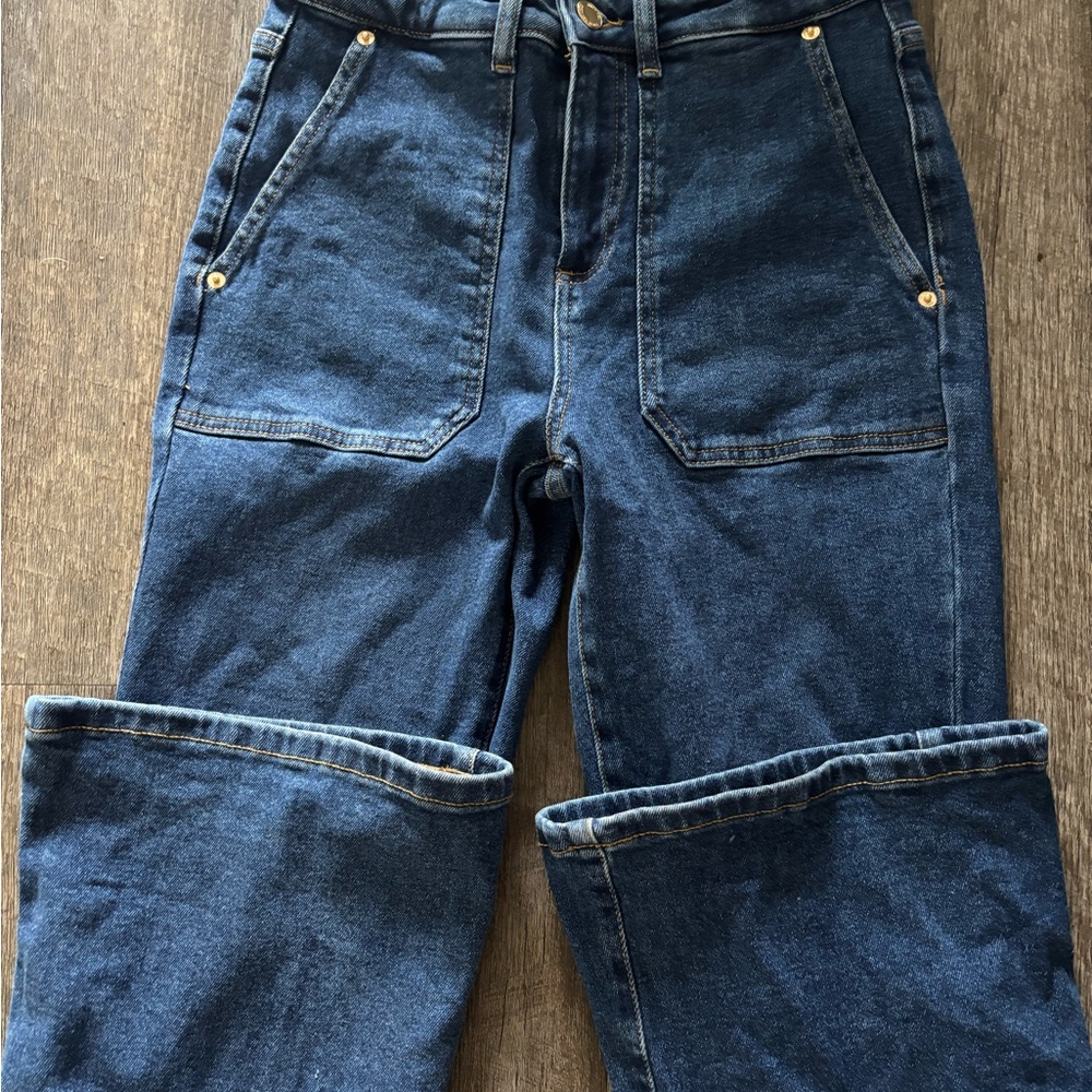 MICHAEL Michael Kors High Rise Blue Jeans